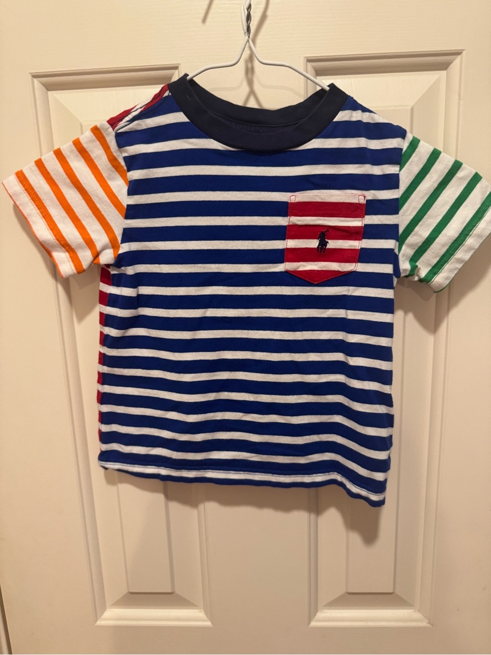 Polo by Ralph Lauren Multicolor Striped Short Sleeve Tee